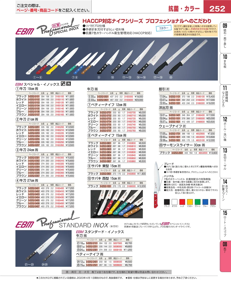 ホテルパン・ガストロノームパン ページ252