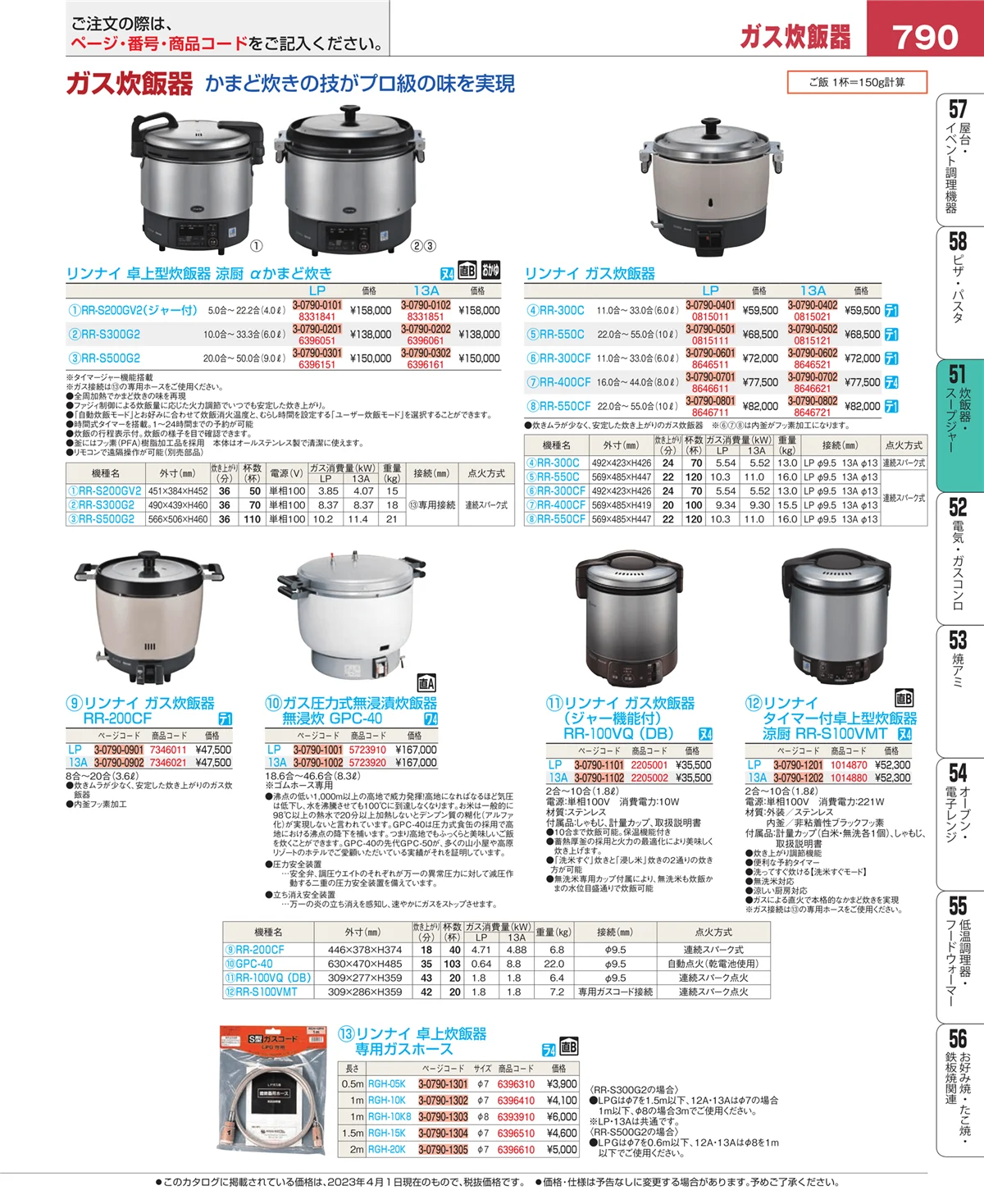 EBM業務用厨房用品カタログvol.23・ページ番号790・濃度計 他