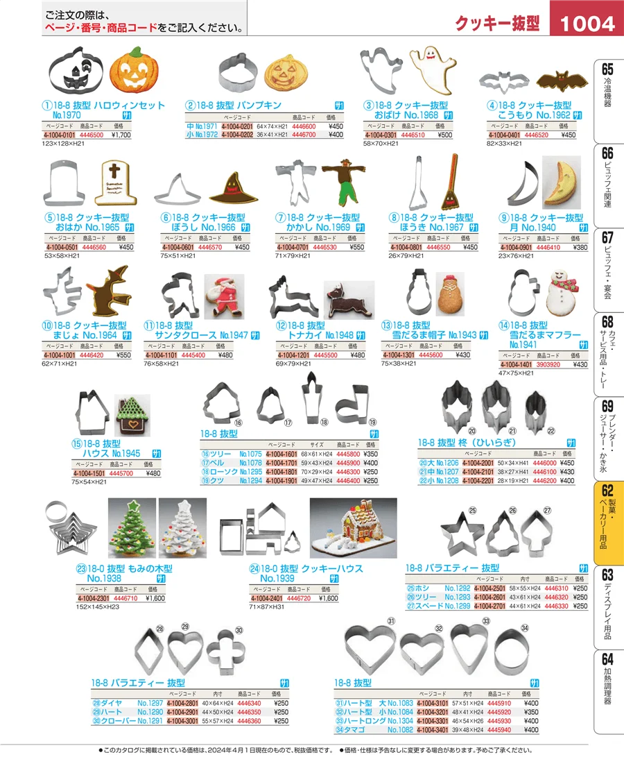 すし・蒸し器・セイロ類 ページ1004