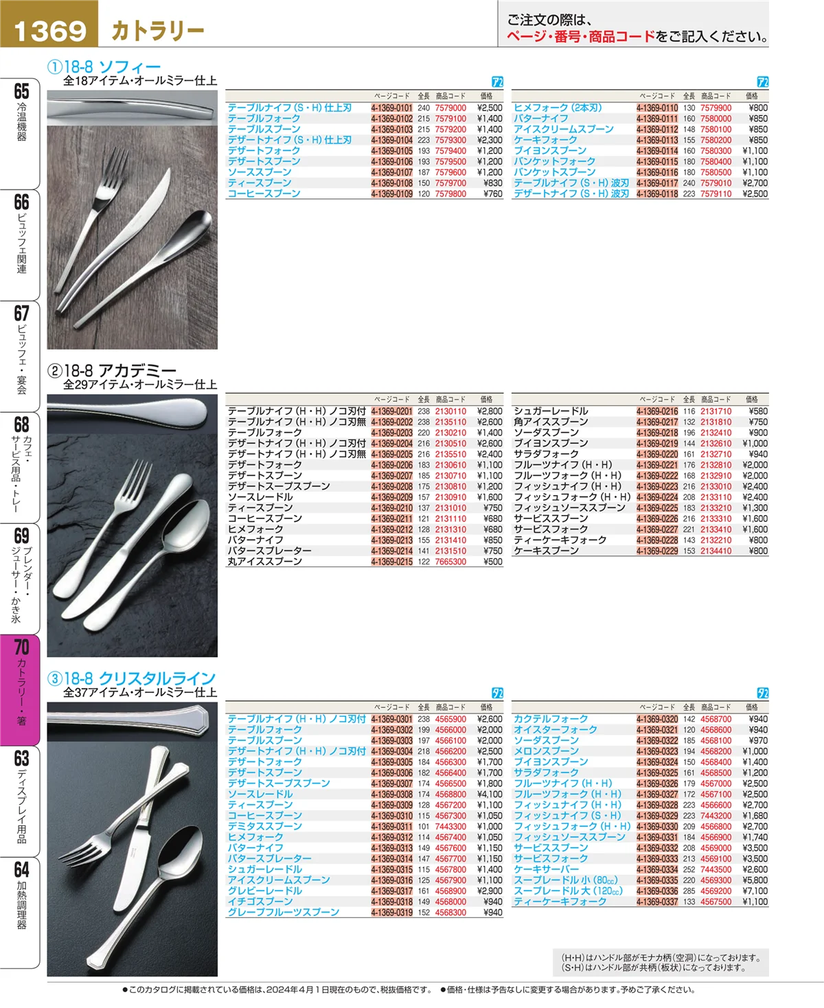 EBM業務用厨房用品カタログvol.24・ページ番号1369・ブレンダー・ジューサー・かき氷