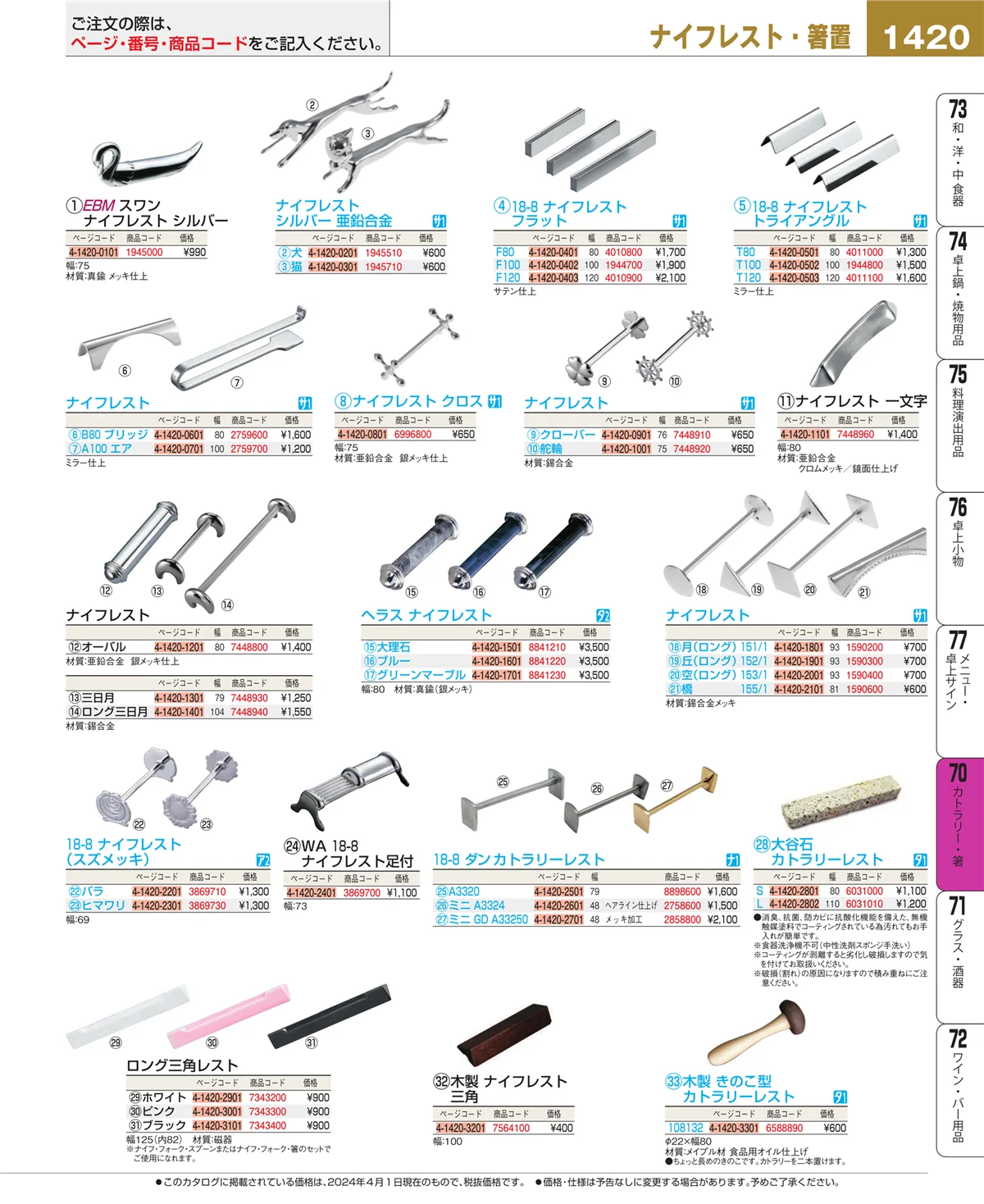 EBM業務用厨房用品カタログvol.24・ページ番号1420・ブレンダー・ジューサー・かき氷