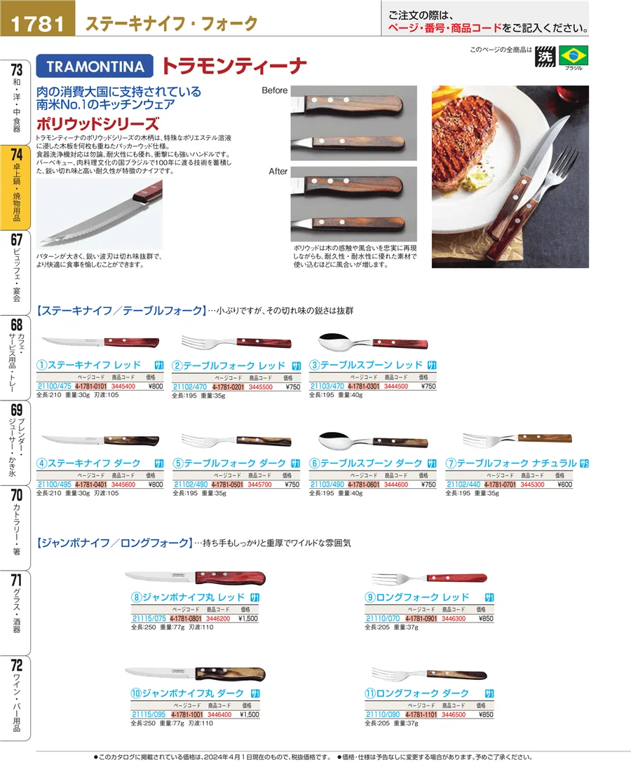 和・洋・中 食器 ページ1781