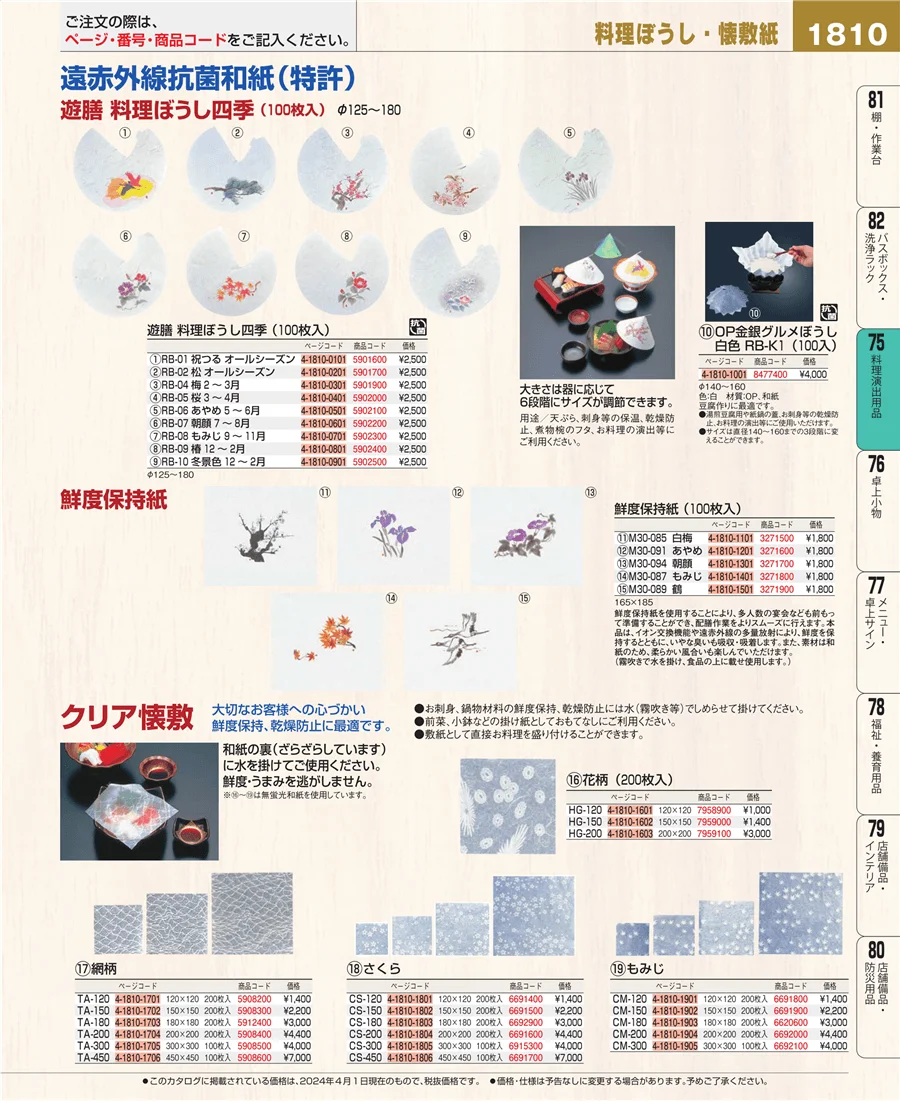 卓上鍋・焼物用品 ページ1810