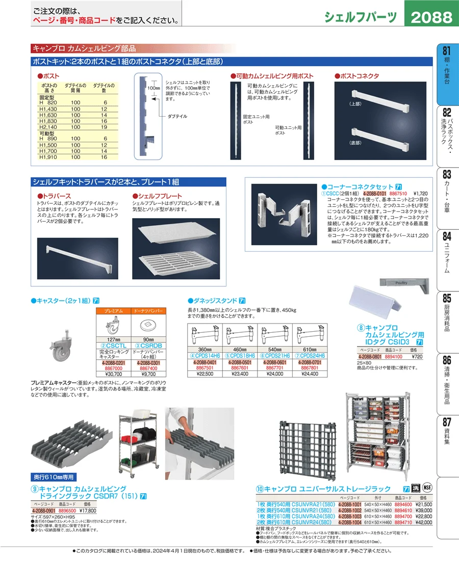店舗備品・防災用品 ページ2088
