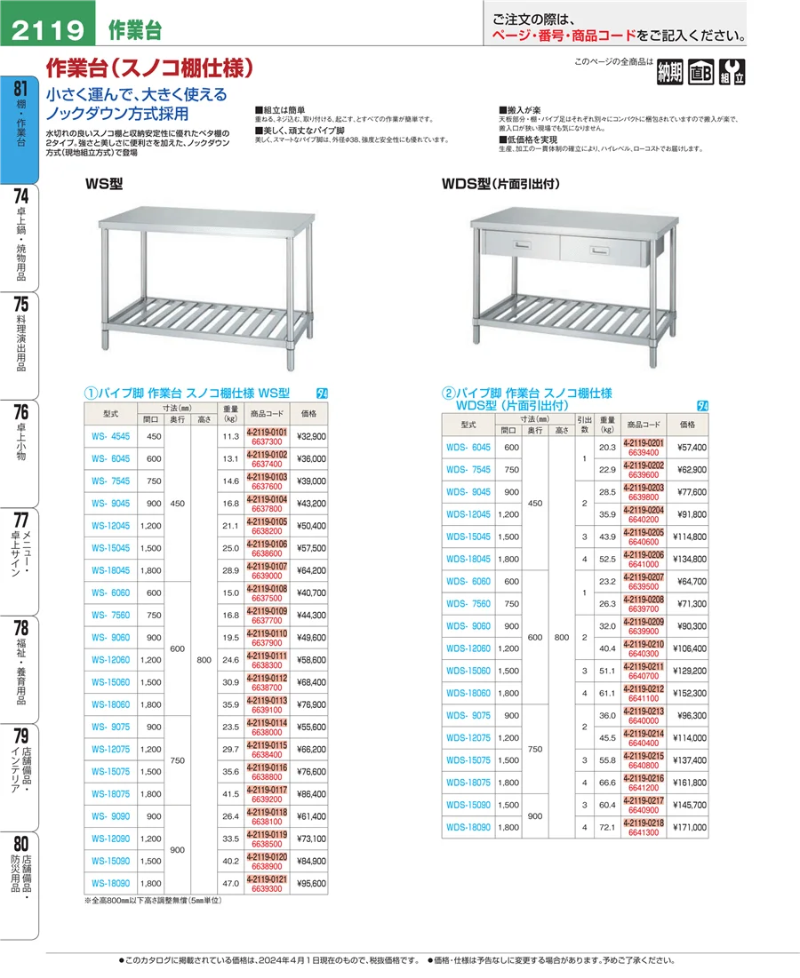 店舗備品・防災用品 ページ2119