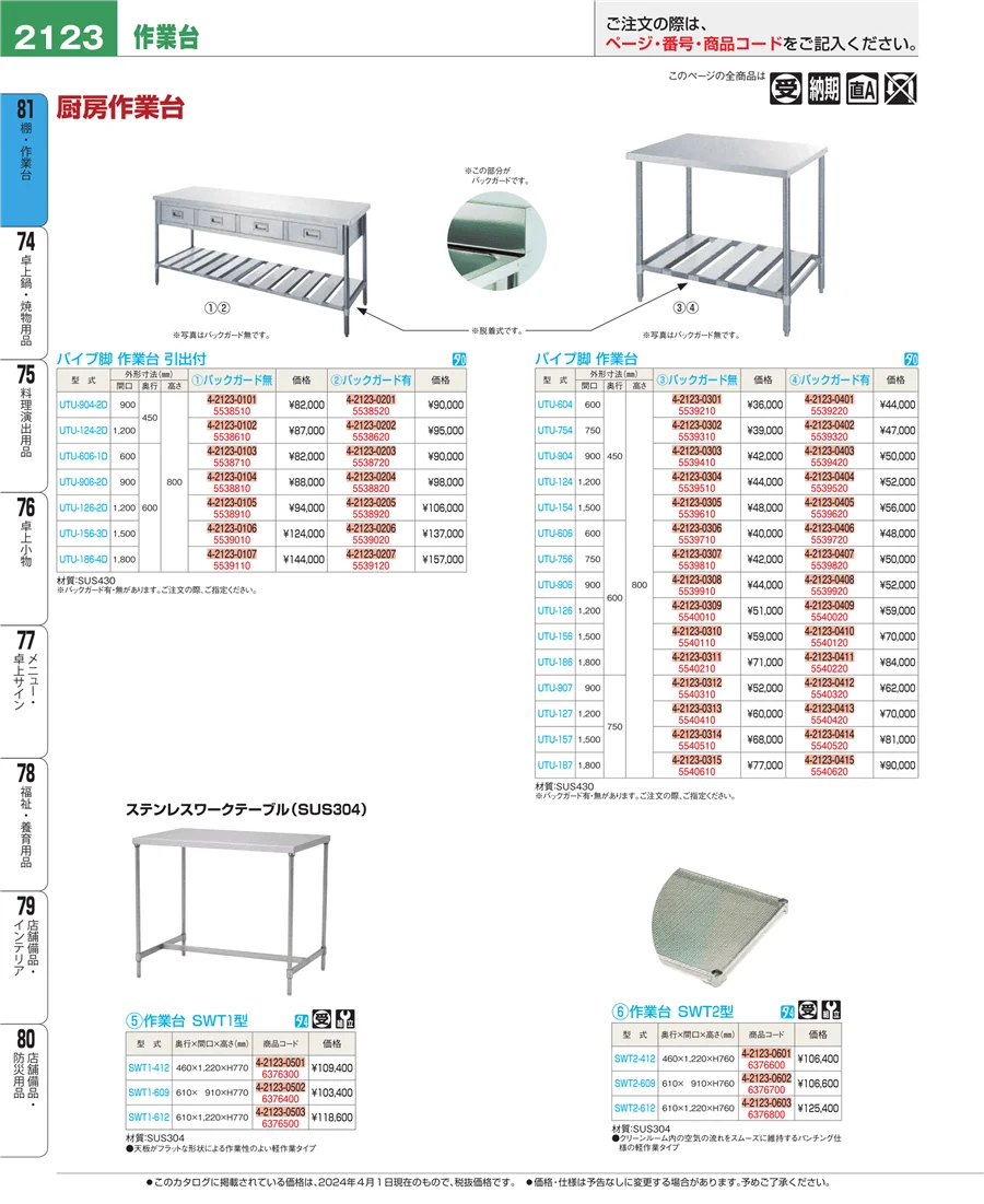 店舗備品・防災用品 ページ2123