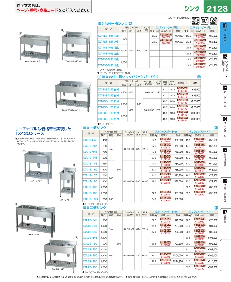 店舗備品・防災用品 ページ2128