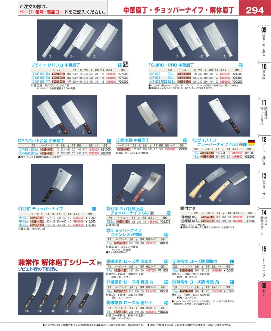 ホテルパン・ガストロノームパン ページ294