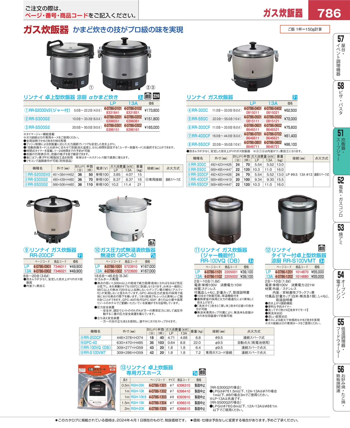 EBM業務用厨房用品カタログvol.24・ページ番号786・濃度計 他