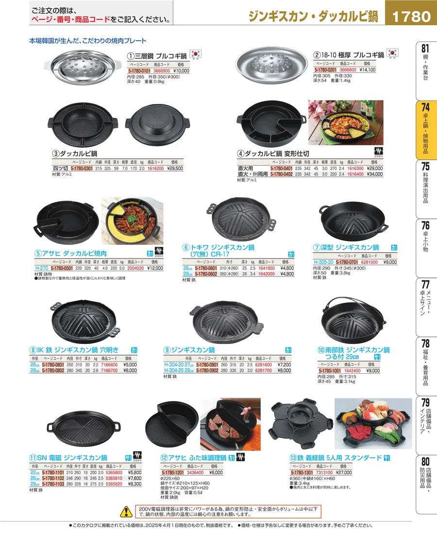 和・洋・中 食器 ページ1780