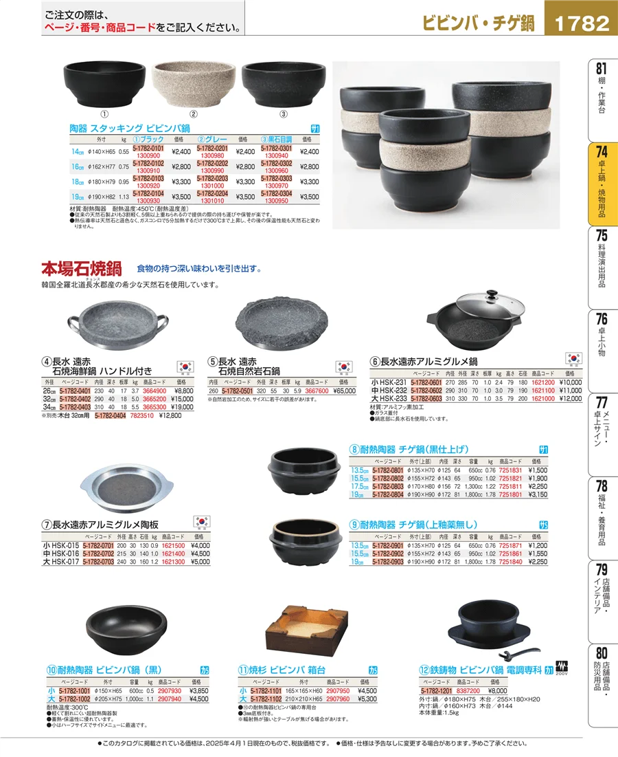 和・洋・中 食器 ページ1782