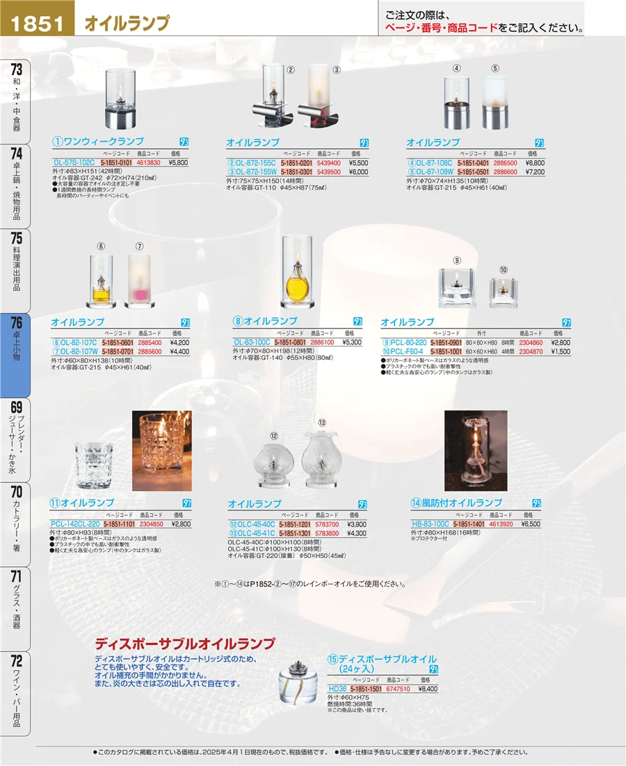 料理演出用品 ページ1851