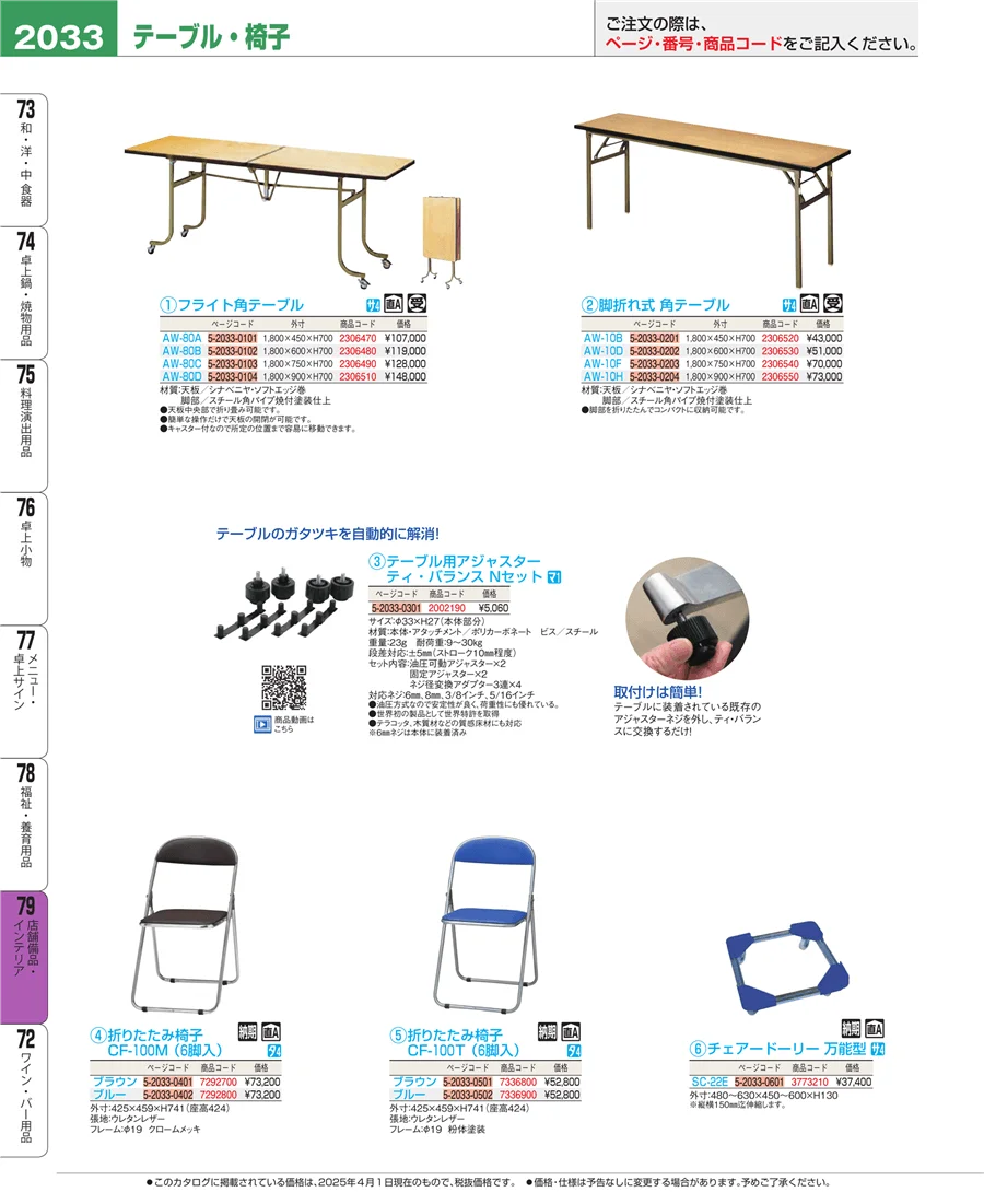 福祉・養育用品 ページ2033