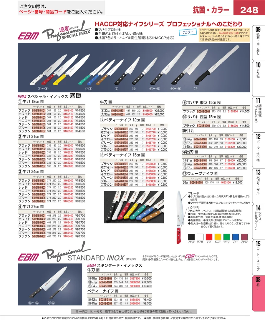ホテルパン・ガストロノームパン ページ248