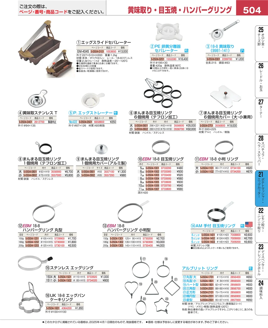 肉類・下ごしらえ ページ504