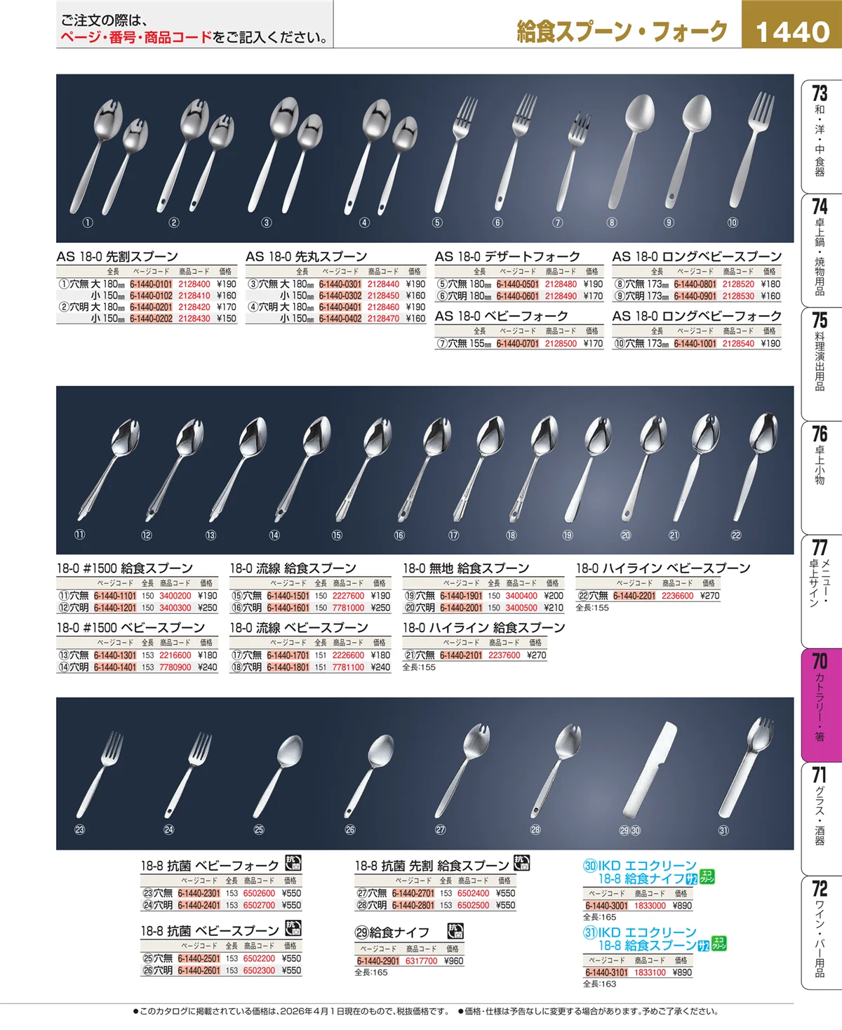 EBM業務用厨房用品カタログvol.26・ページ番号1440・ブレンダー・ジューサー・かき氷