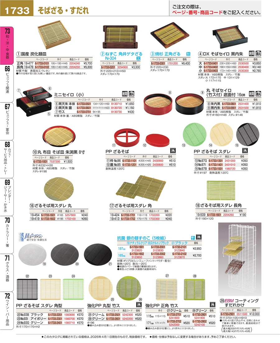 ワイン・バー用品 ページ1733