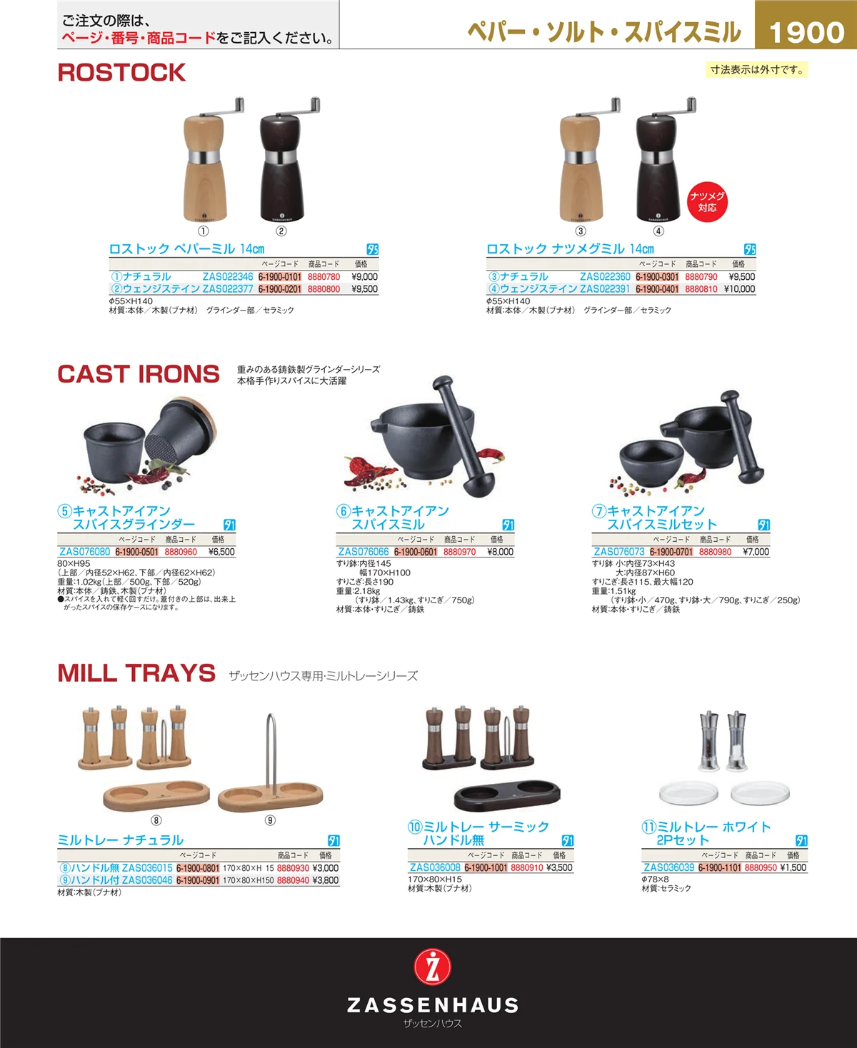 EBM業務用厨房用品カタログvol.26・ページ番号1900・料理演出用品