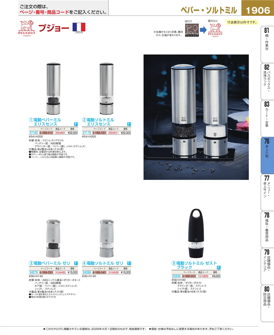 料理演出用品 ページ1906