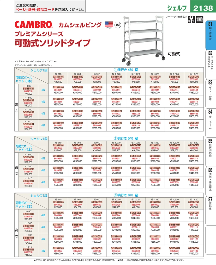 店舗備品・防災用品 ページ2138