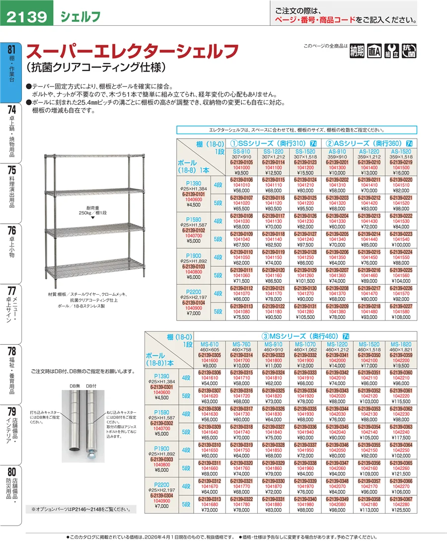店舗備品・防災用品 ページ2139