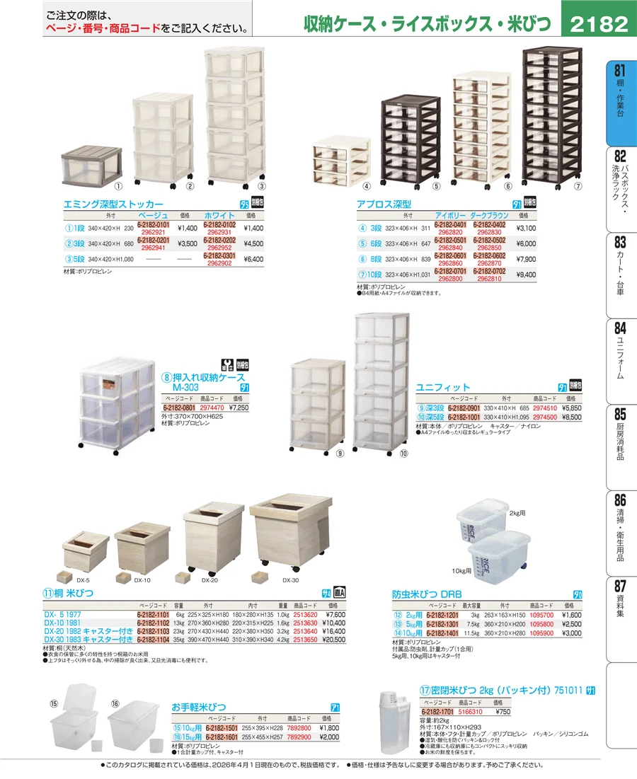 店舗備品・防災用品 ページ2182