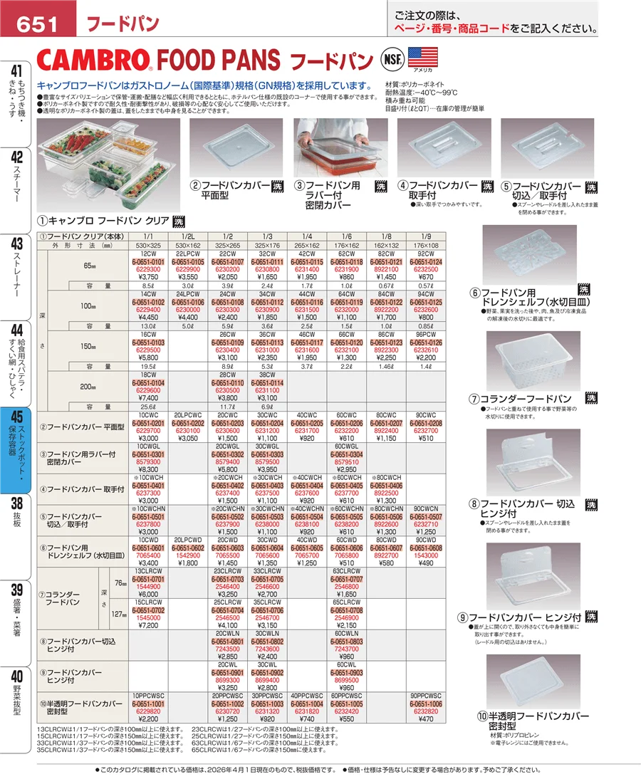 給食用スパテラ・すくい網・ひしゃく ページ651