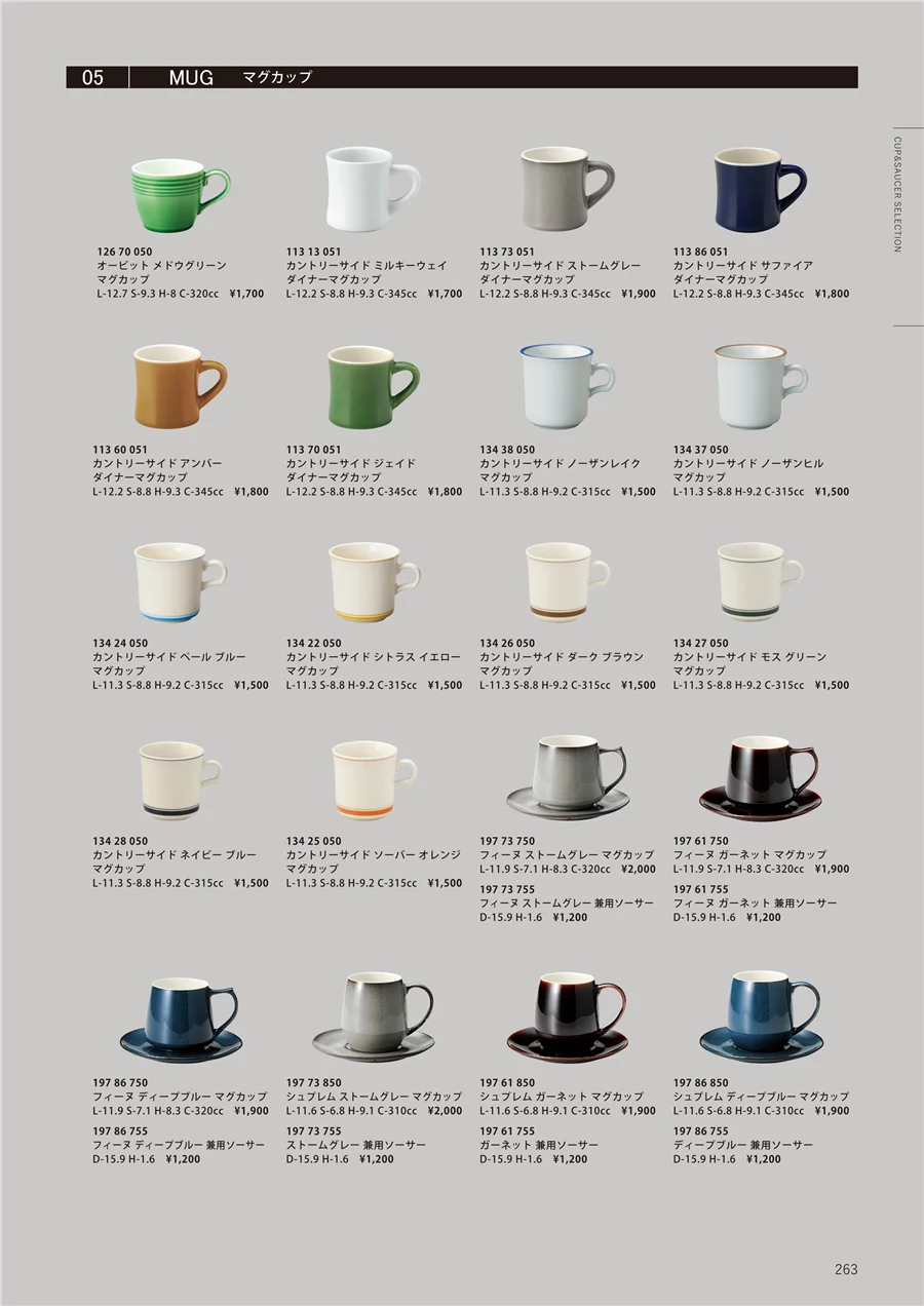 カップ＆ソーサーセレクション ページ263