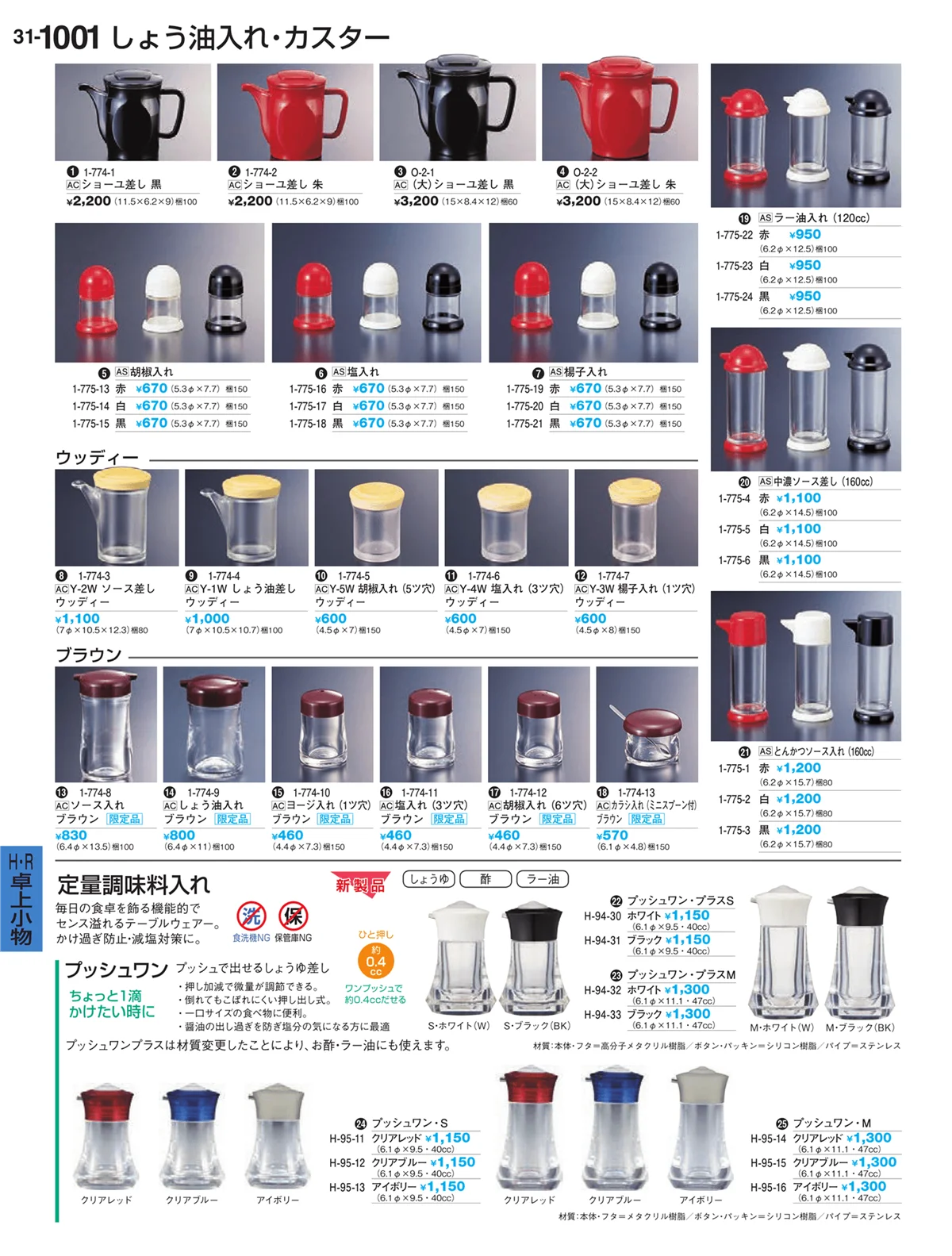 割烹漆器vol.31・ページ番号1001・Ｈ・Ｒ卓上小物