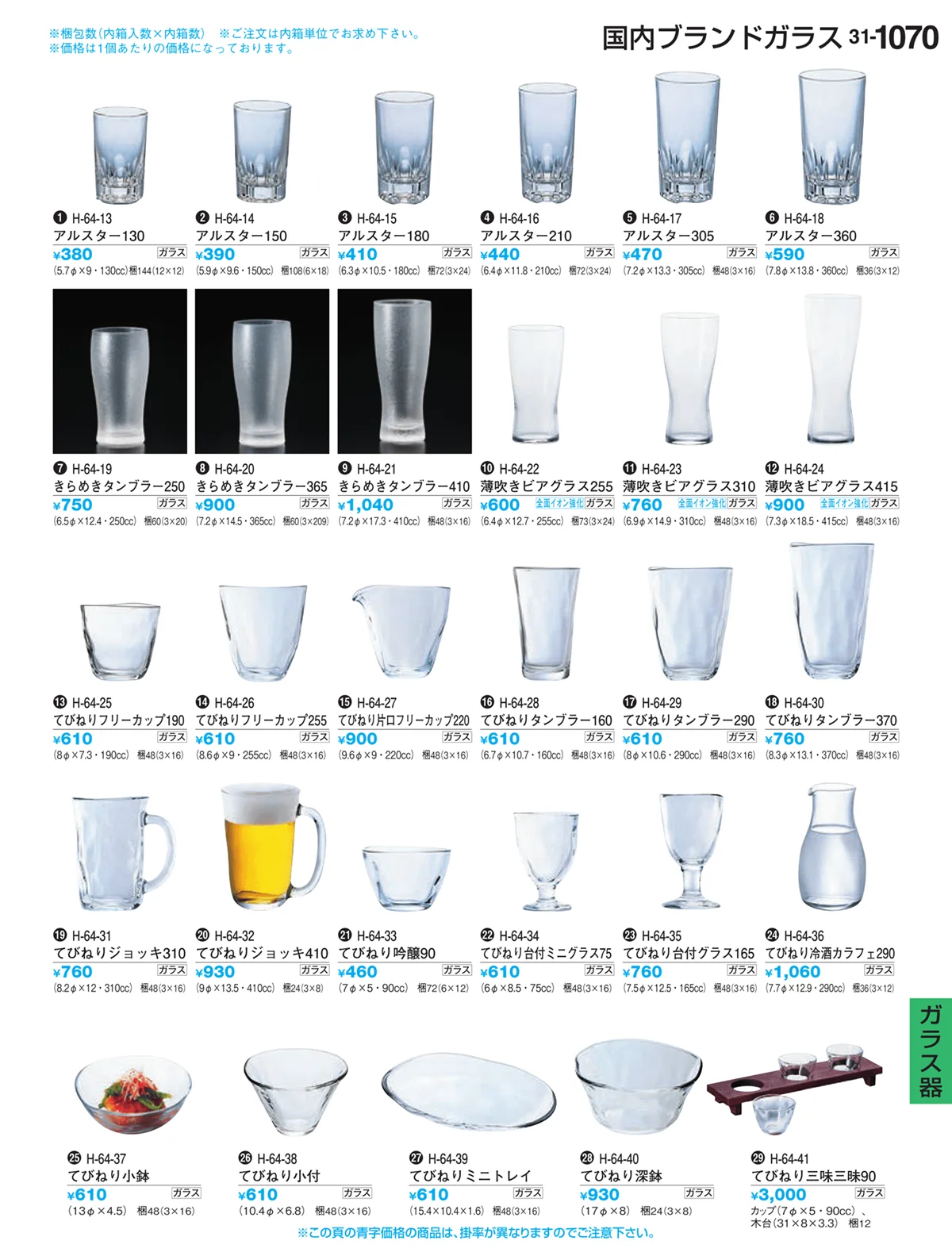 割烹漆器vol.31・ページ番号1070・Ｈ・Ｒ卓上小物