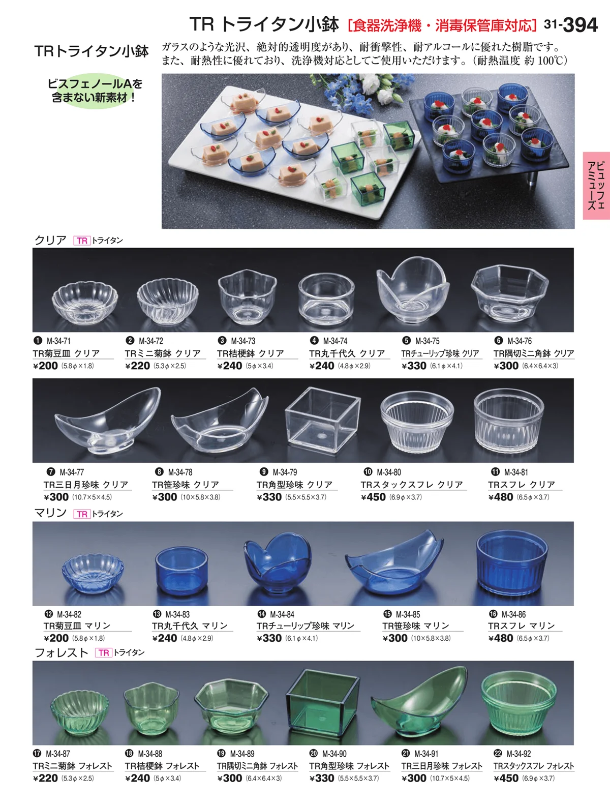 割烹漆器vol.31・ページ番号394・ビュッフェ