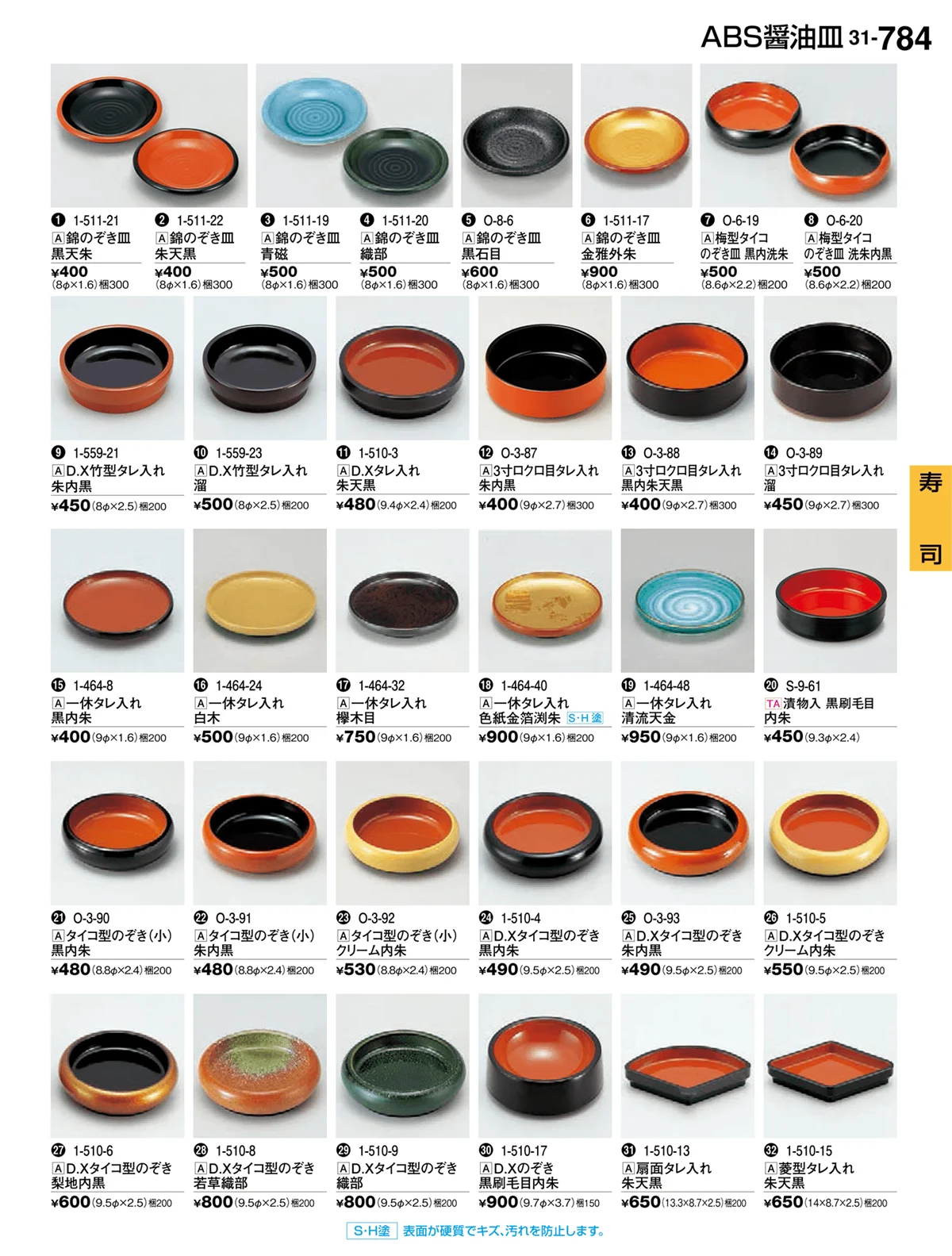 割烹漆器vol.31・ページ番号784・寿司