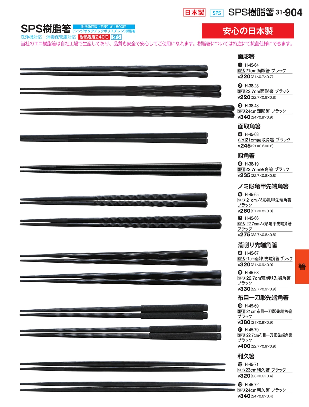 割烹漆器vol.31・ページ番号904・箸