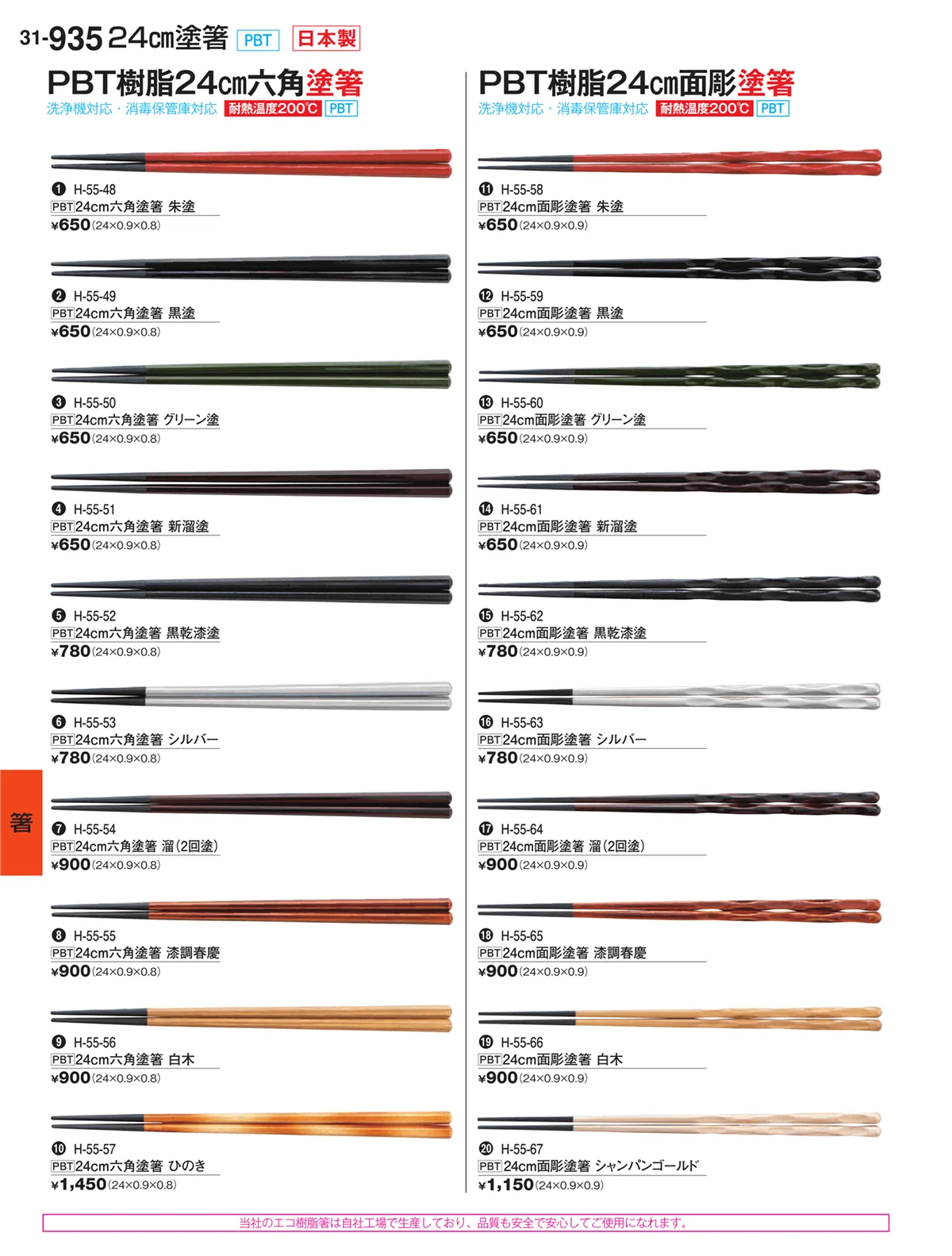 割烹漆器vol.31・ページ番号935・箸