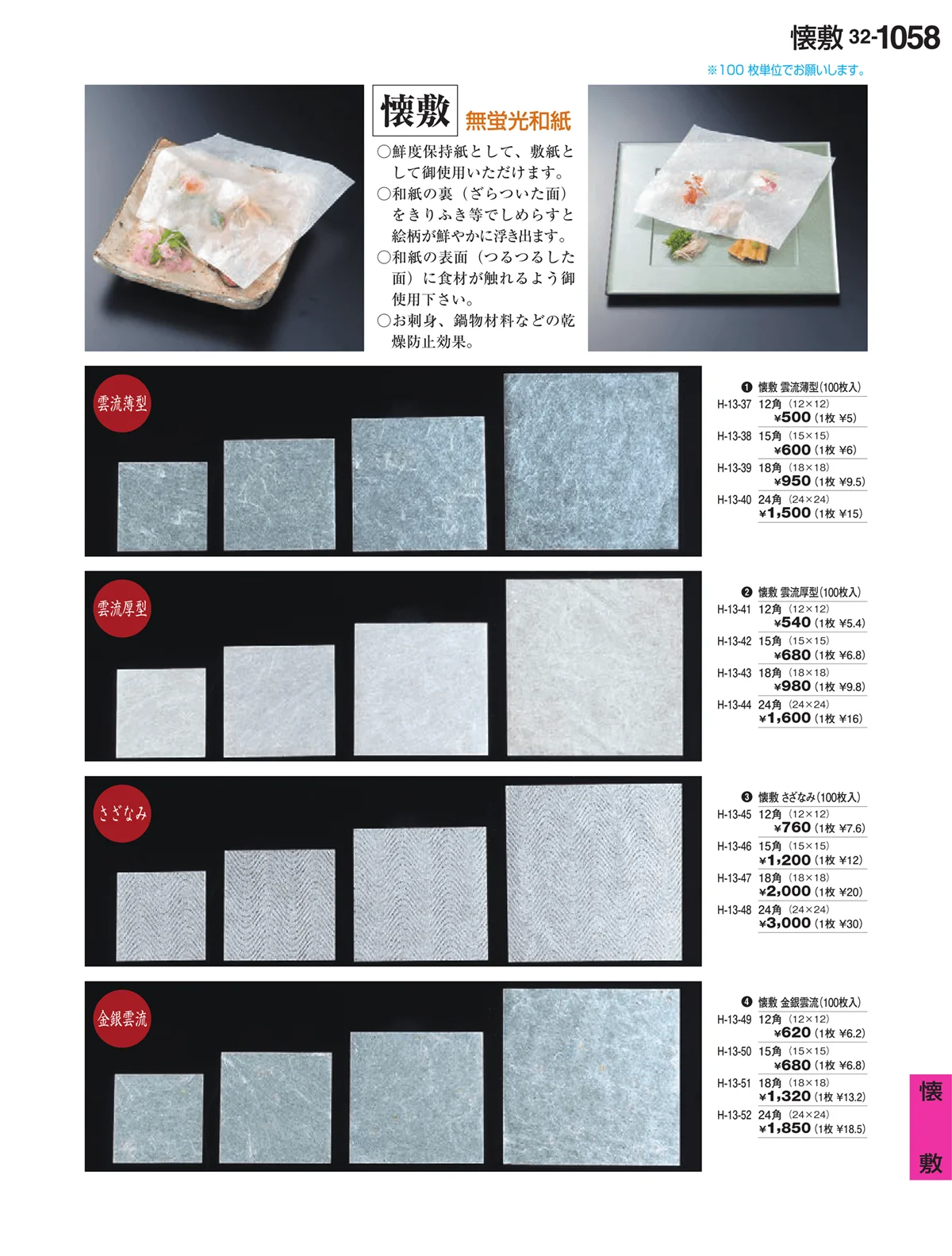 割烹漆器vol.32・ページ番号1058・懐敷