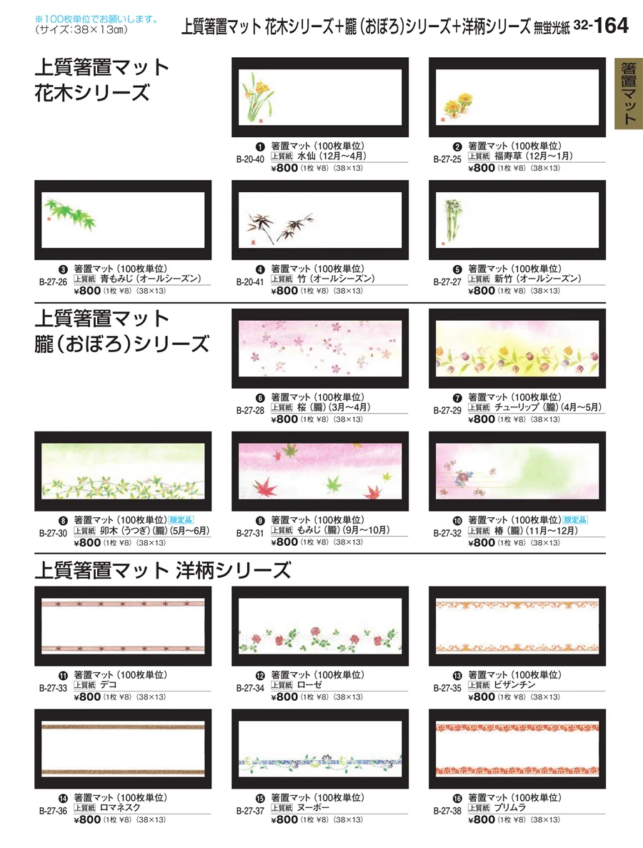 箸置マット ページ164