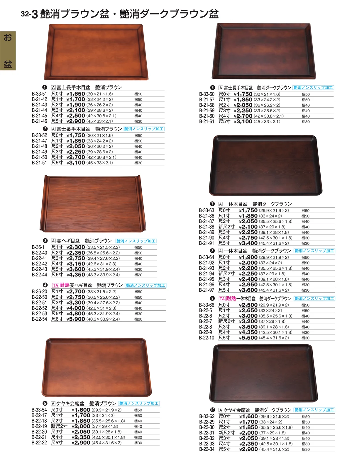 割烹漆器vol.32・ページ番号3・お盆