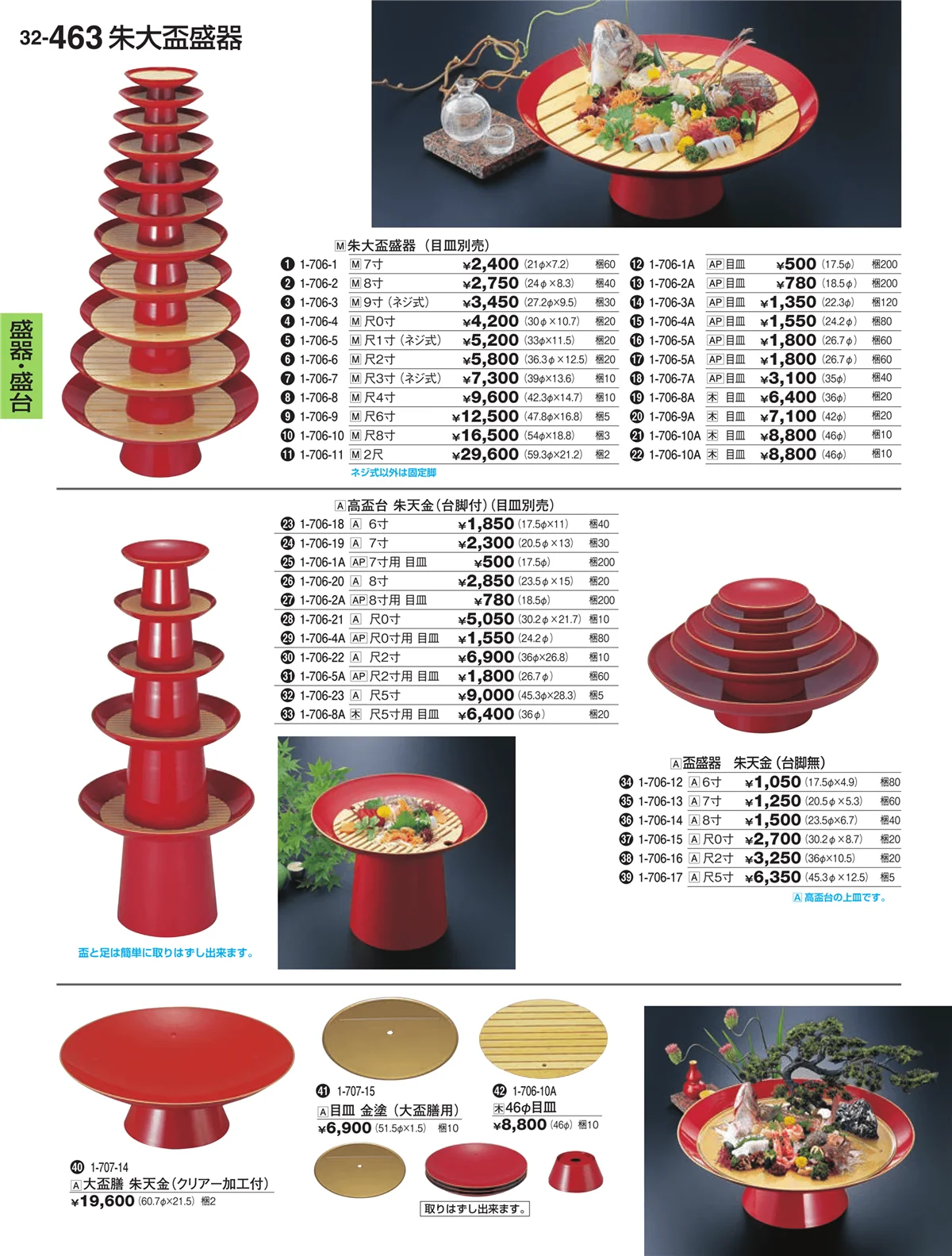 割烹漆器vol.32・ページ番号463・盛器