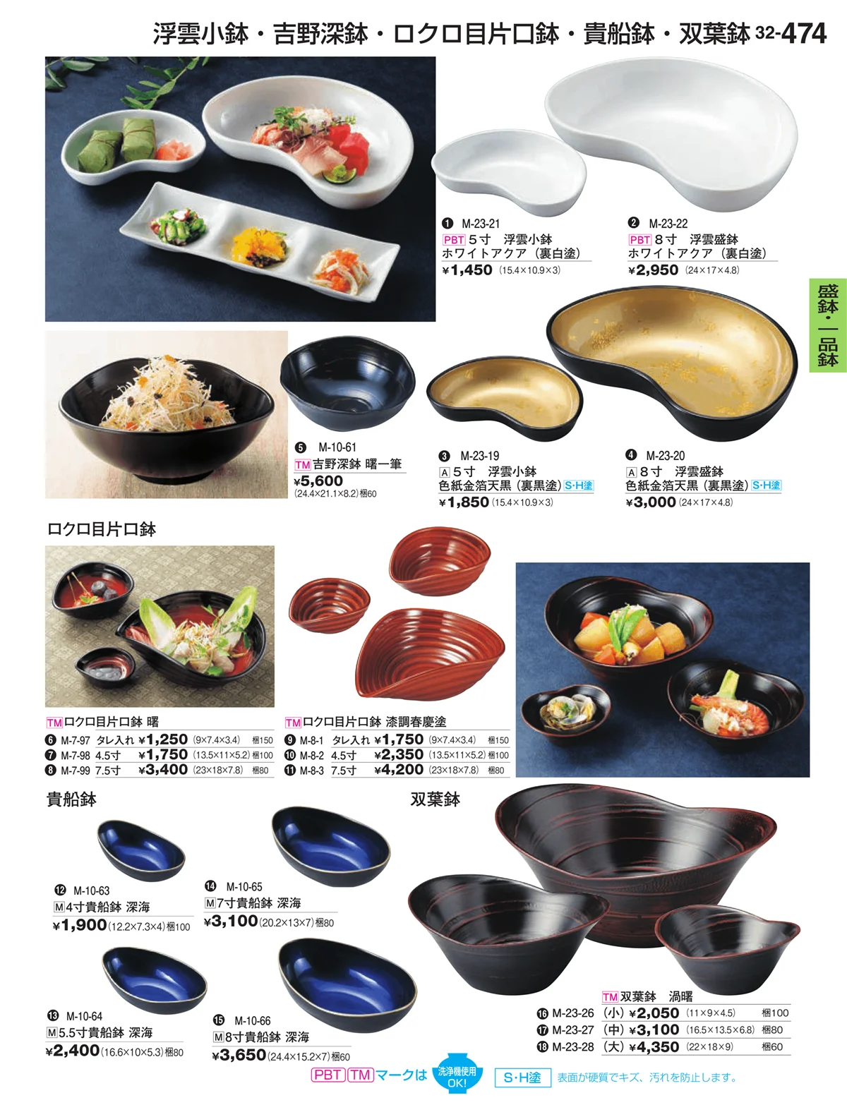 割烹漆器vol.32・ページ番号474・盛器