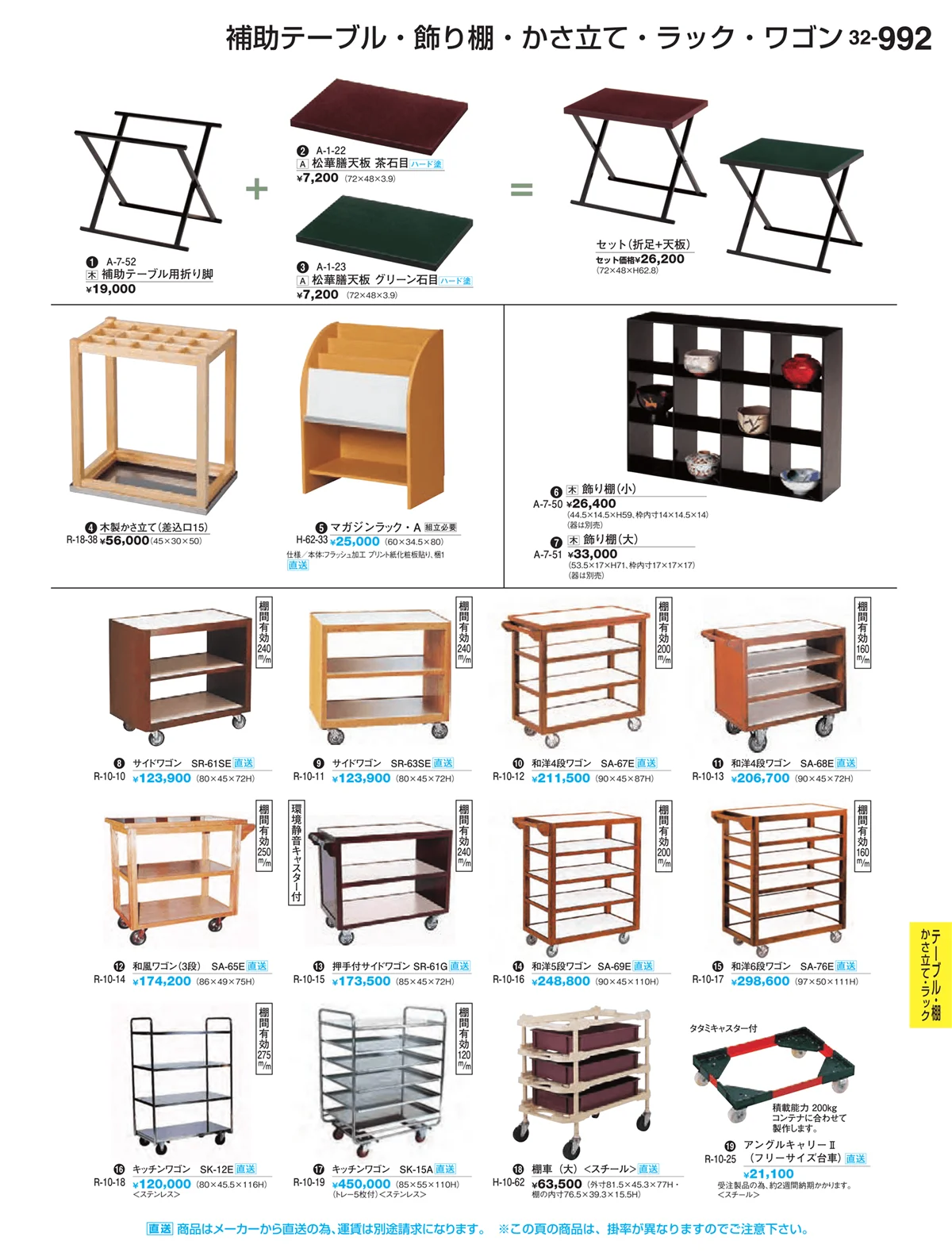 割烹漆器vol.32・ページ番号992・Ｈ・Ｒ卓上小物