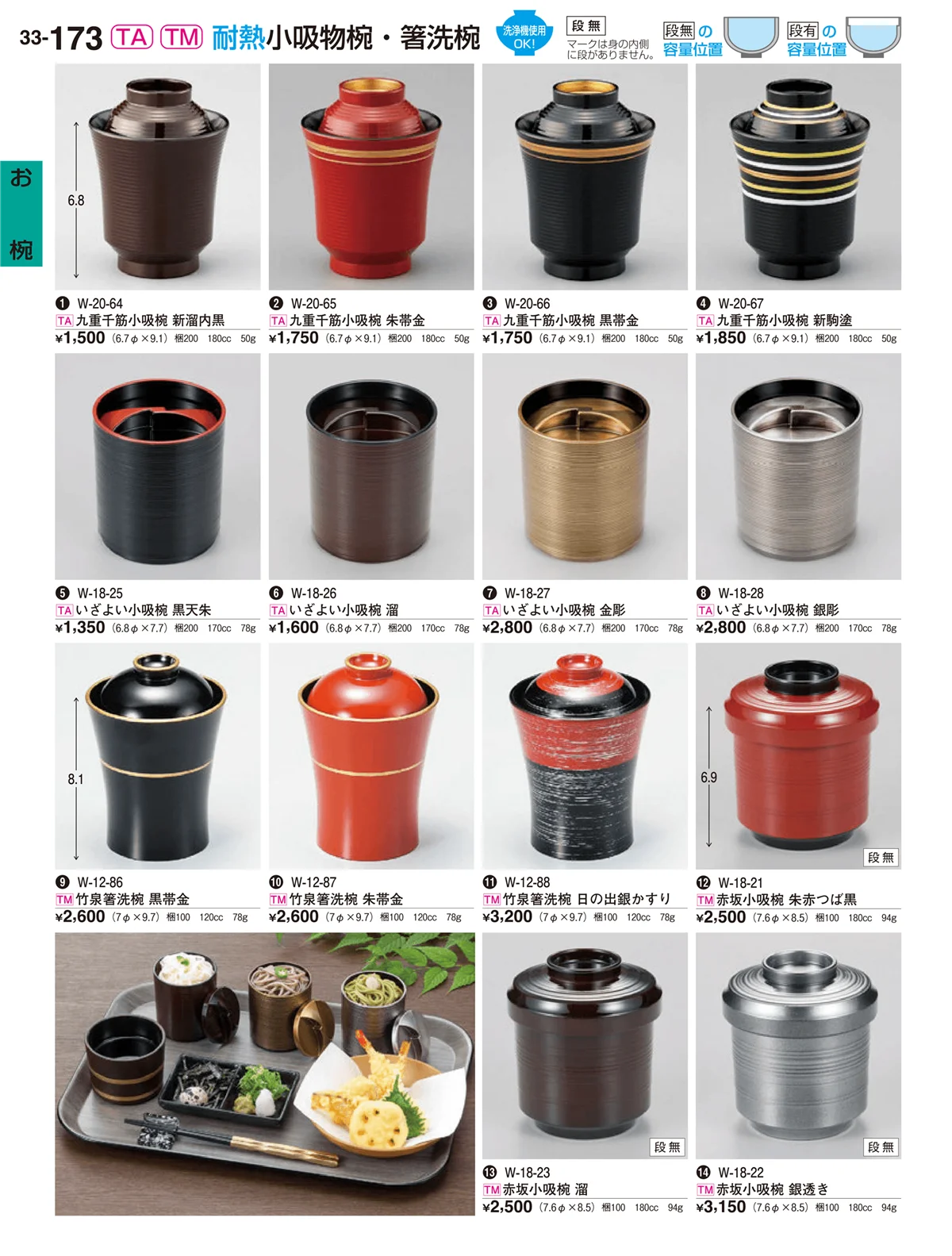 割烹漆器vol.33・ページ番号173・お椀