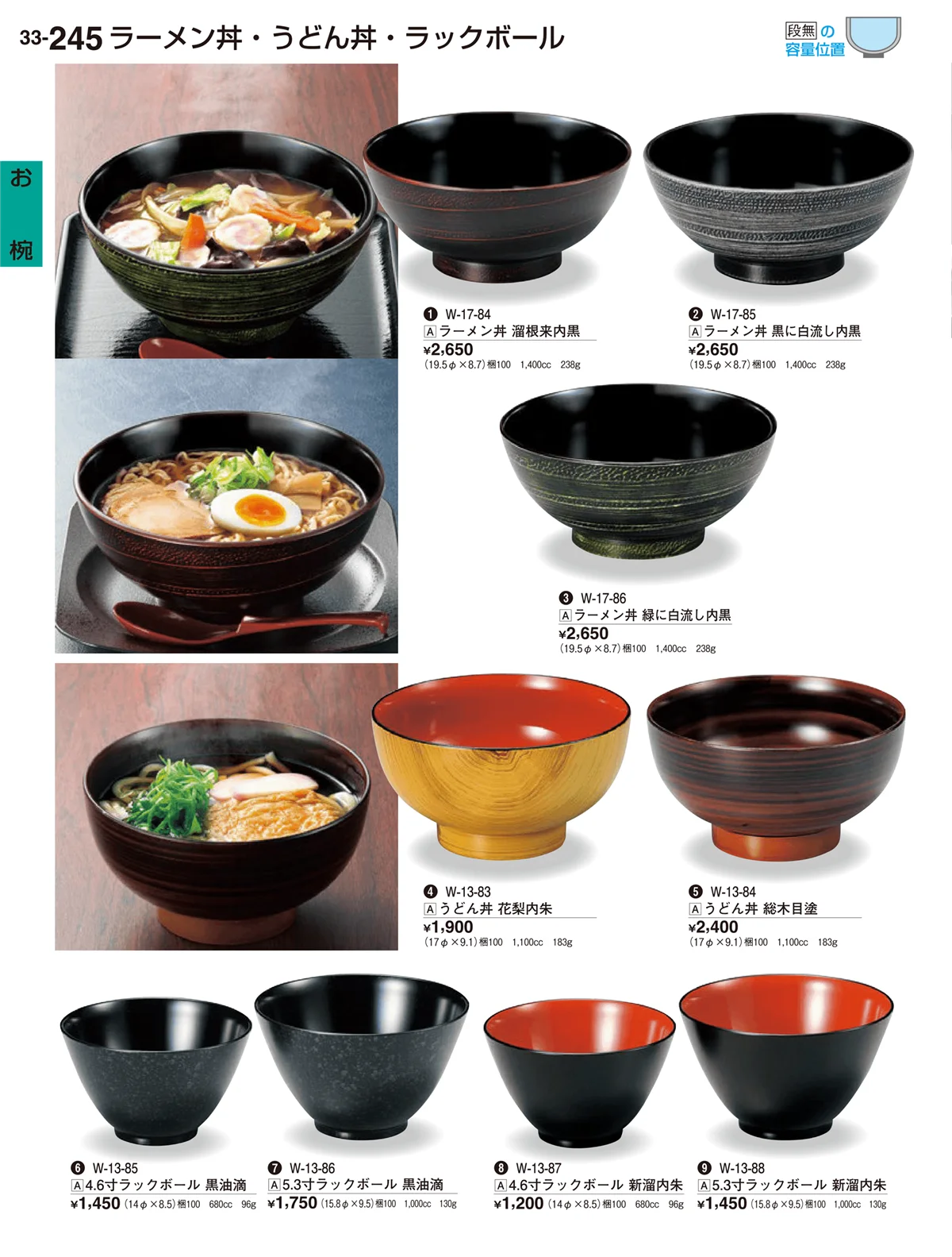 割烹漆器vol.33・ページ番号245・お椀