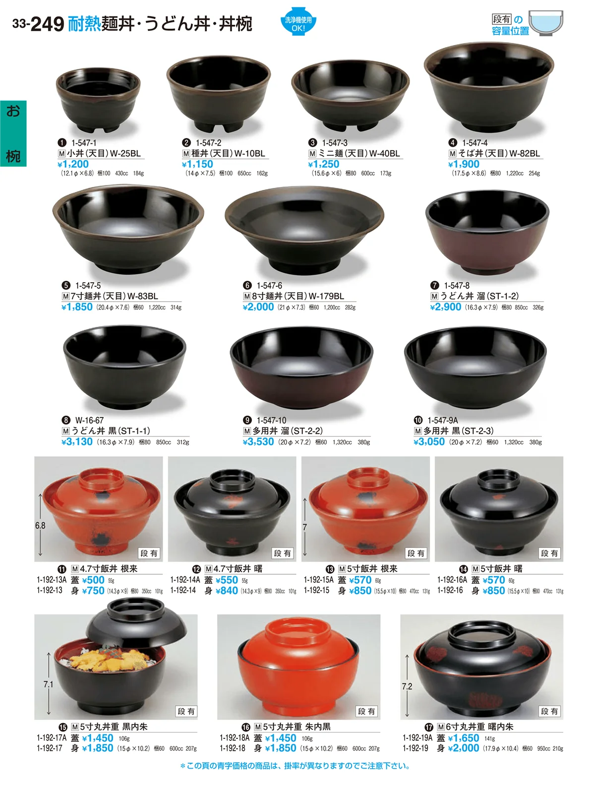 割烹漆器vol.33・ページ番号249・お椀