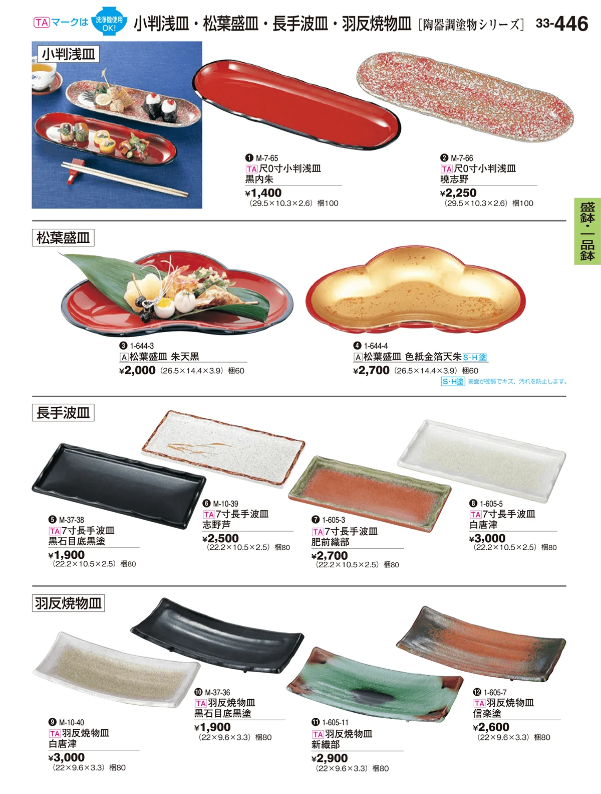 割烹漆器vol.33・ページ番号446・盛器