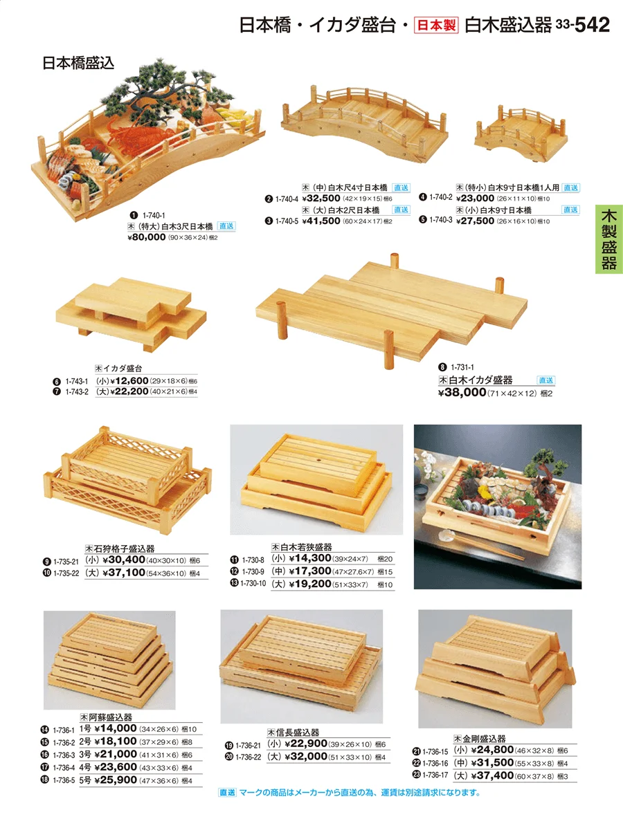 木製盛器 ページ542