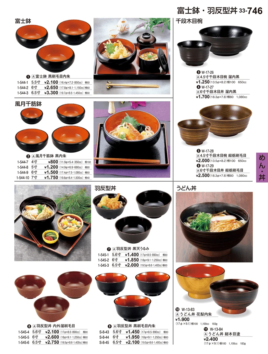 めん･丼 ページ746