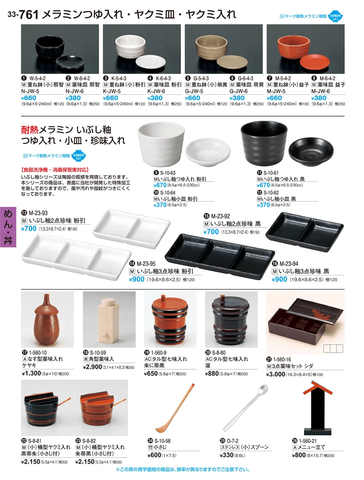 割烹漆器vol.33・ページ番号761・めん･丼
