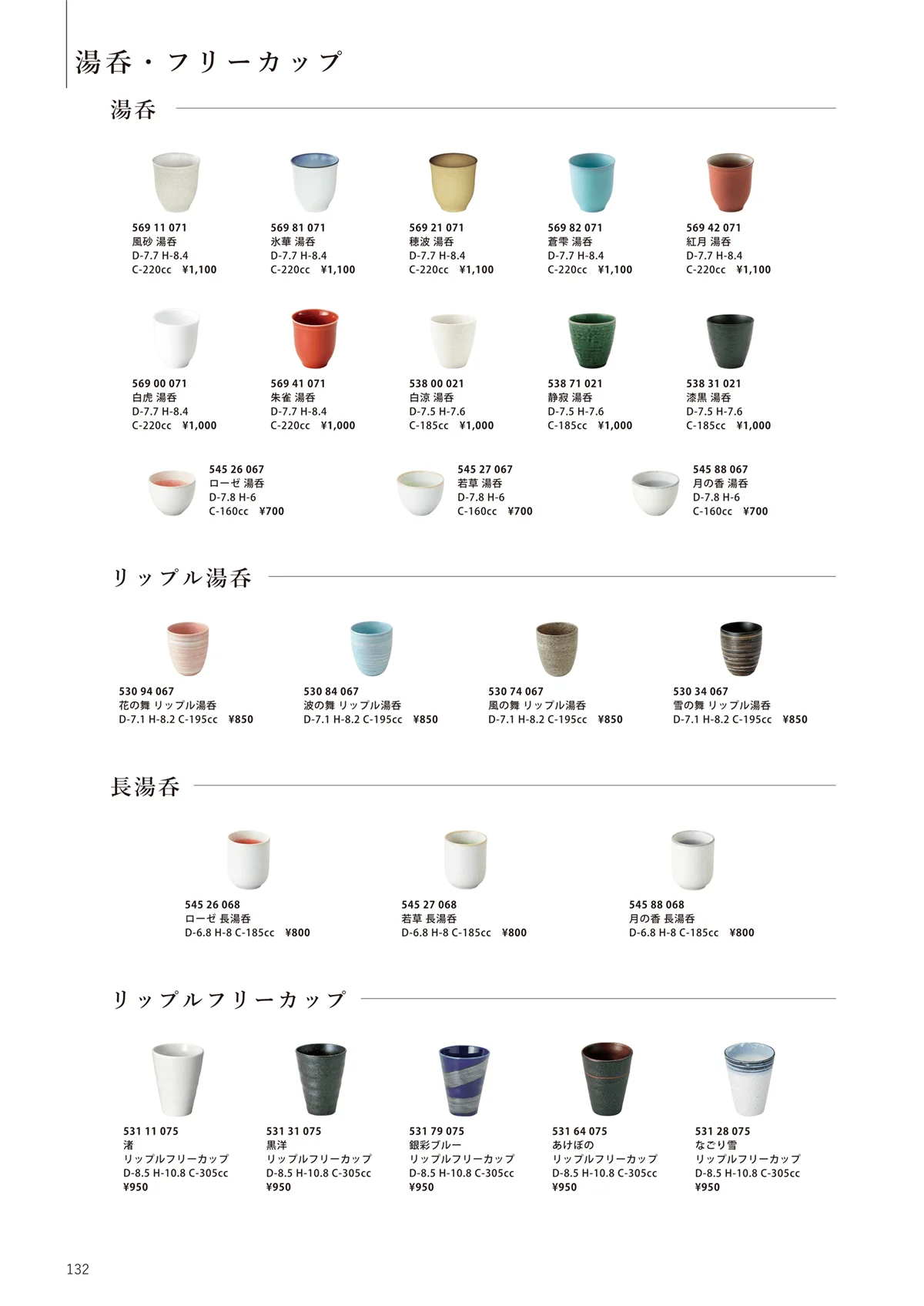 花伝vol.12・ページ番号132・湯呑・フリーカップ