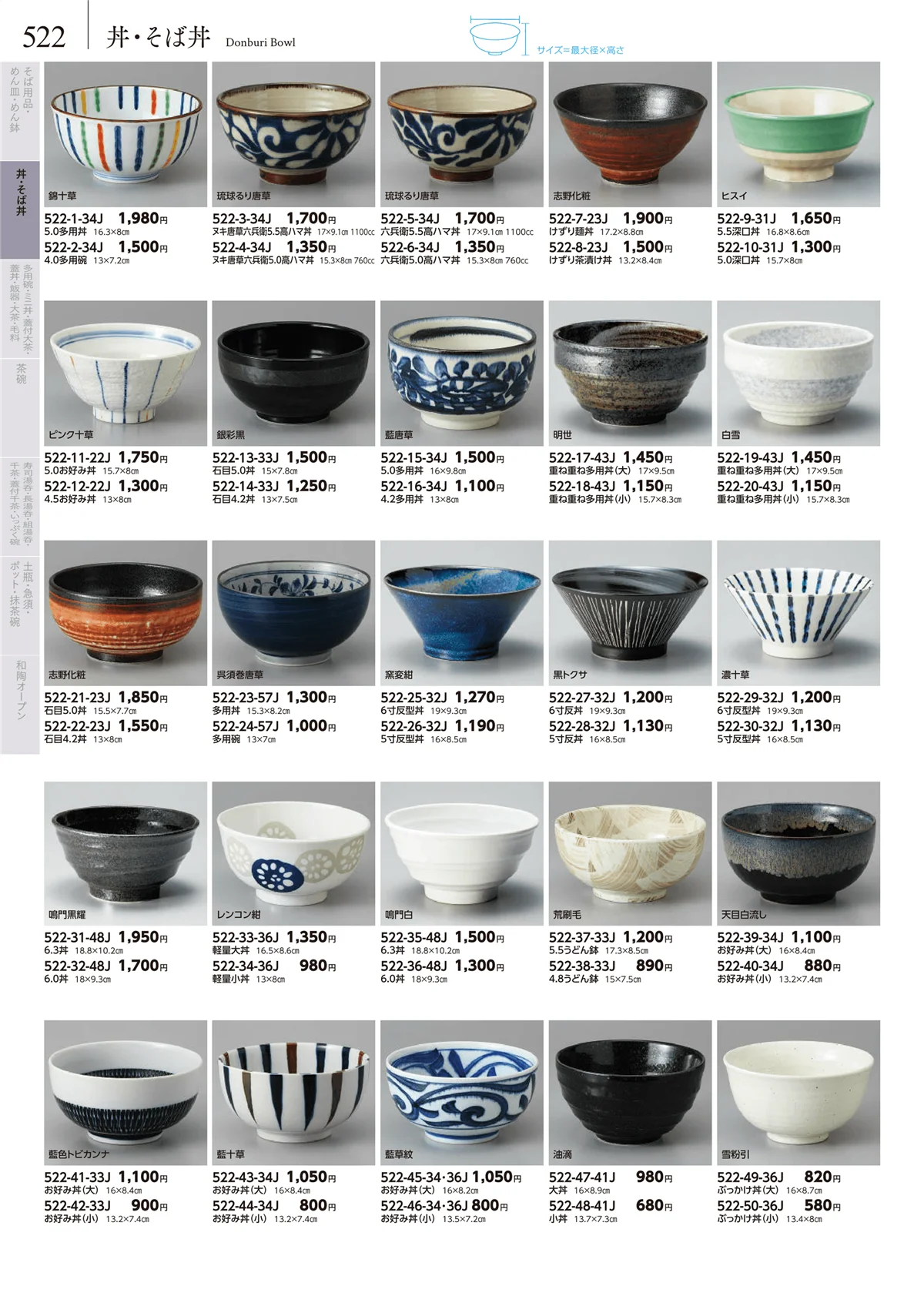 みやび街道vol.5・ページ番号522・卓上小物・蓋物・カメ・薬味入・すり鉢・灰皿