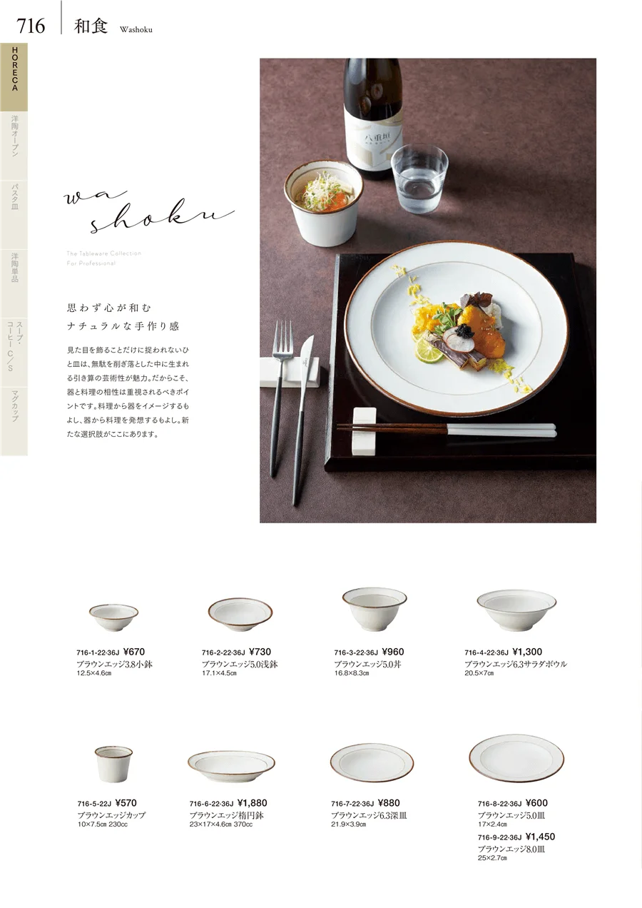 卓上小物・蓋物・カメ・薬味入・すり鉢・灰皿 ページ716